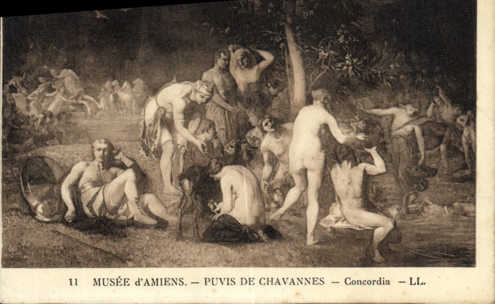 CPA Musee d'Amiens Puvis De Chavannes Concordia