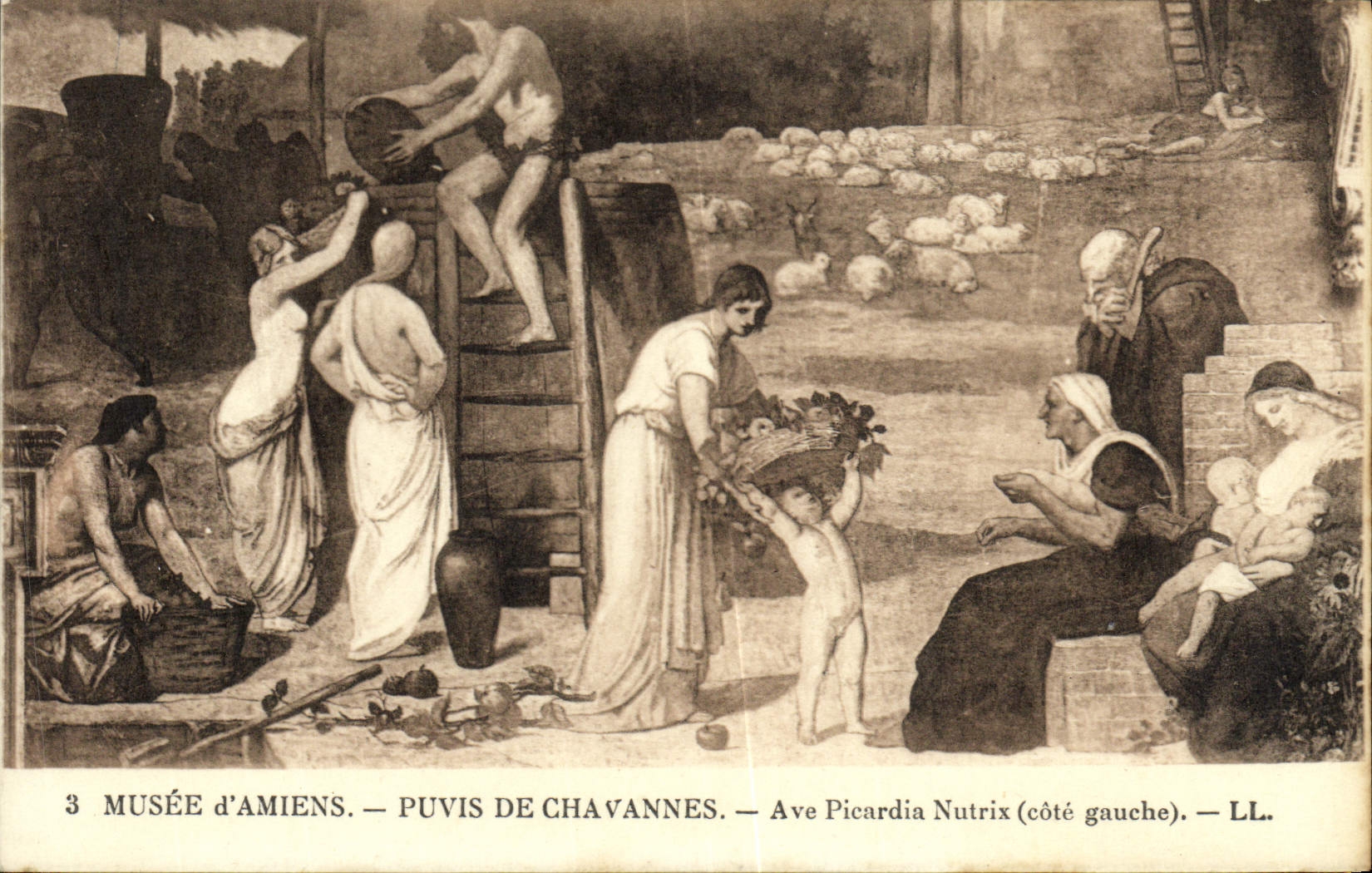 CPA Musee d'Amiens Puvis De Chavannes Ave Picardia Nutrix Cote gauche
