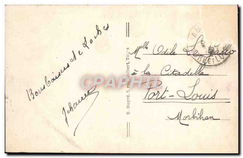 CPA Loches Le Chateau Royal et la Porte des cordeliers — Reverso