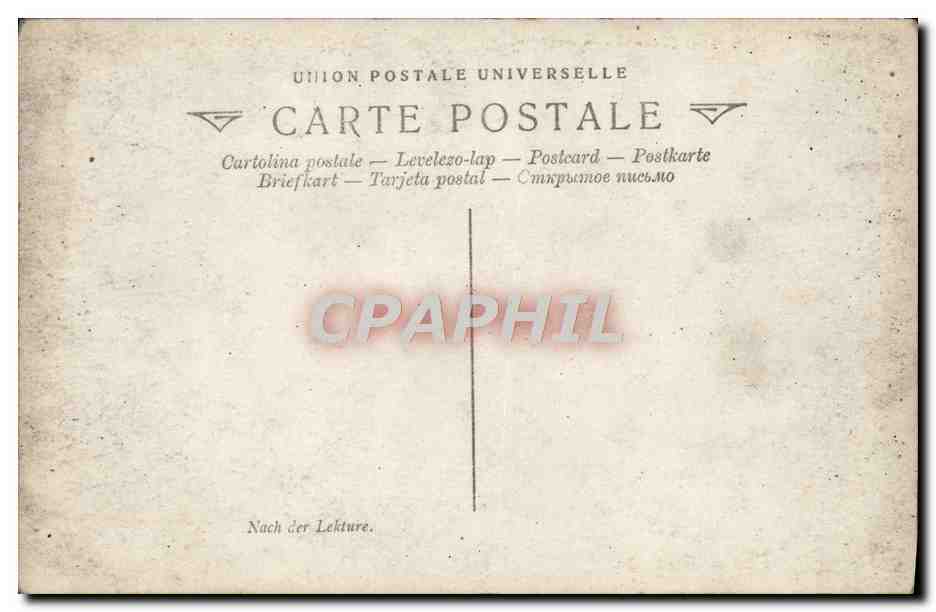 CPA Salon 1909 Leotard Apres Lecture Chien Chiens  — Rückseite
