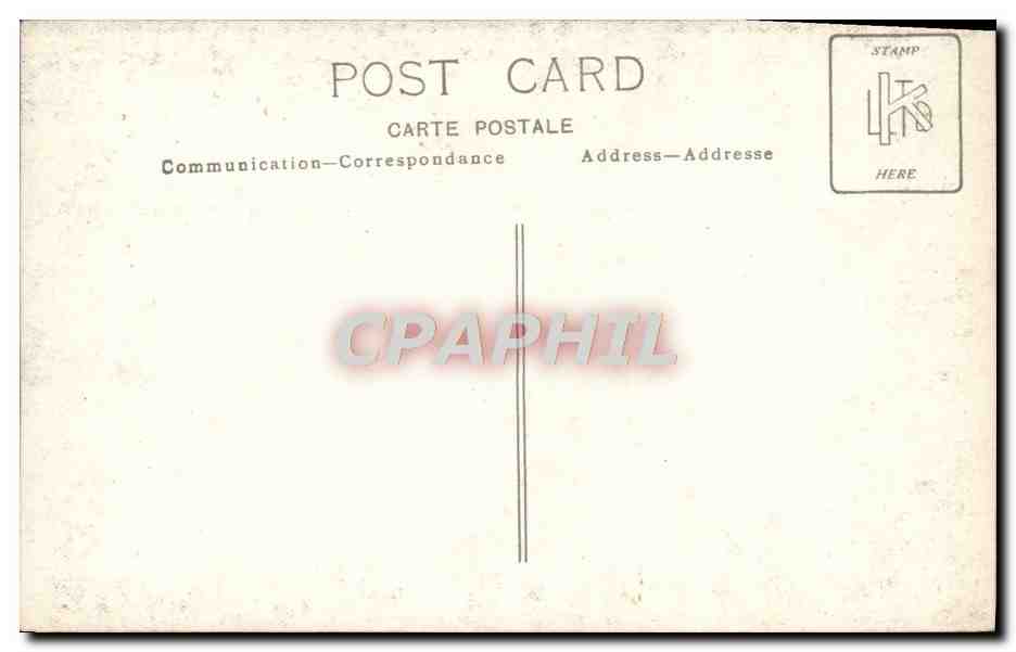 CPA Salon anges — Verso