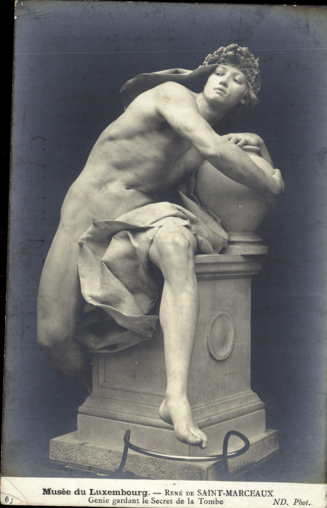 Musée du Luxembourg — Genie gardant le Secret de la Tombe — René de Saint-Marceaux
