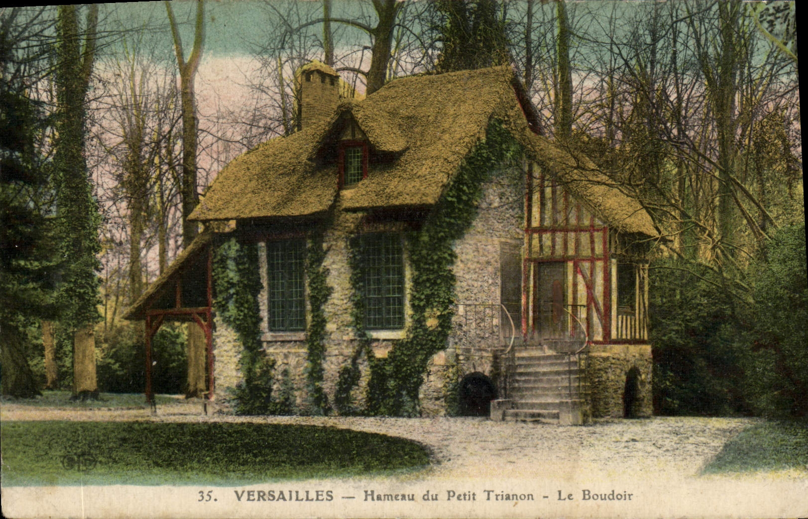 CPA Versailles Hameau du Petit Trianon Le boudoir