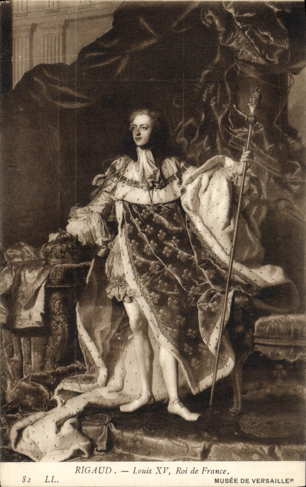 CPA Rigaud Louis XV Musee de Versailles Musee Du Louvre Paris