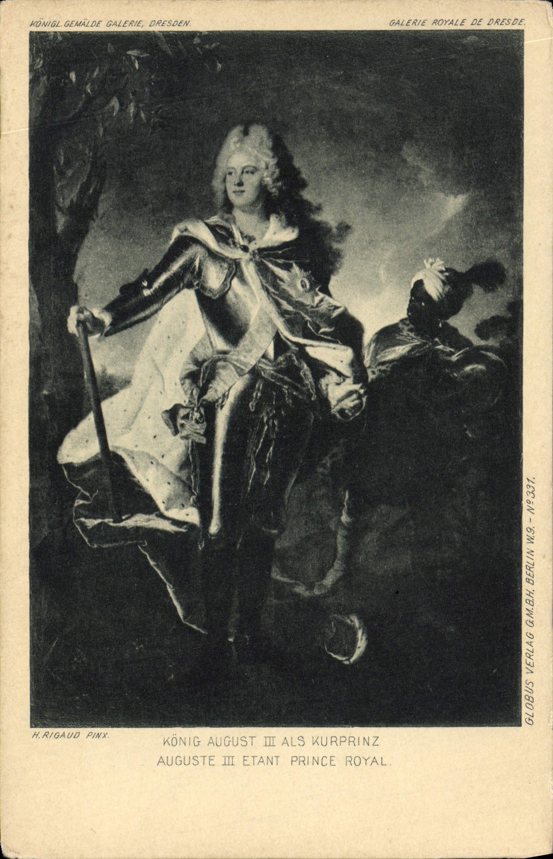 CPA Auguste III etant prince royal 