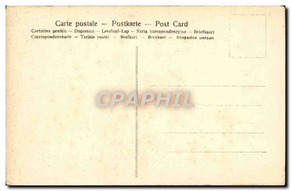 CPA Auguste III etant prince royal  — Rückseite
