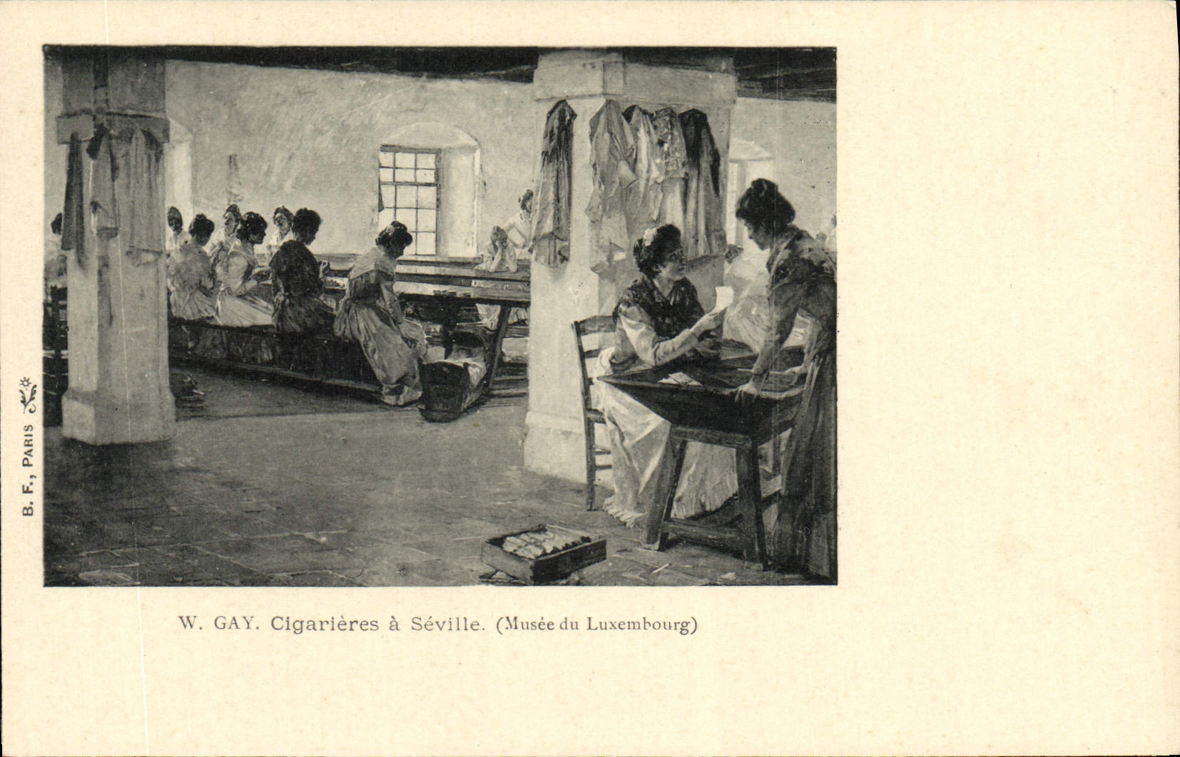 CPA Gay Cigarieres a Seville Musee du Luxembourg Tabac Cigare 