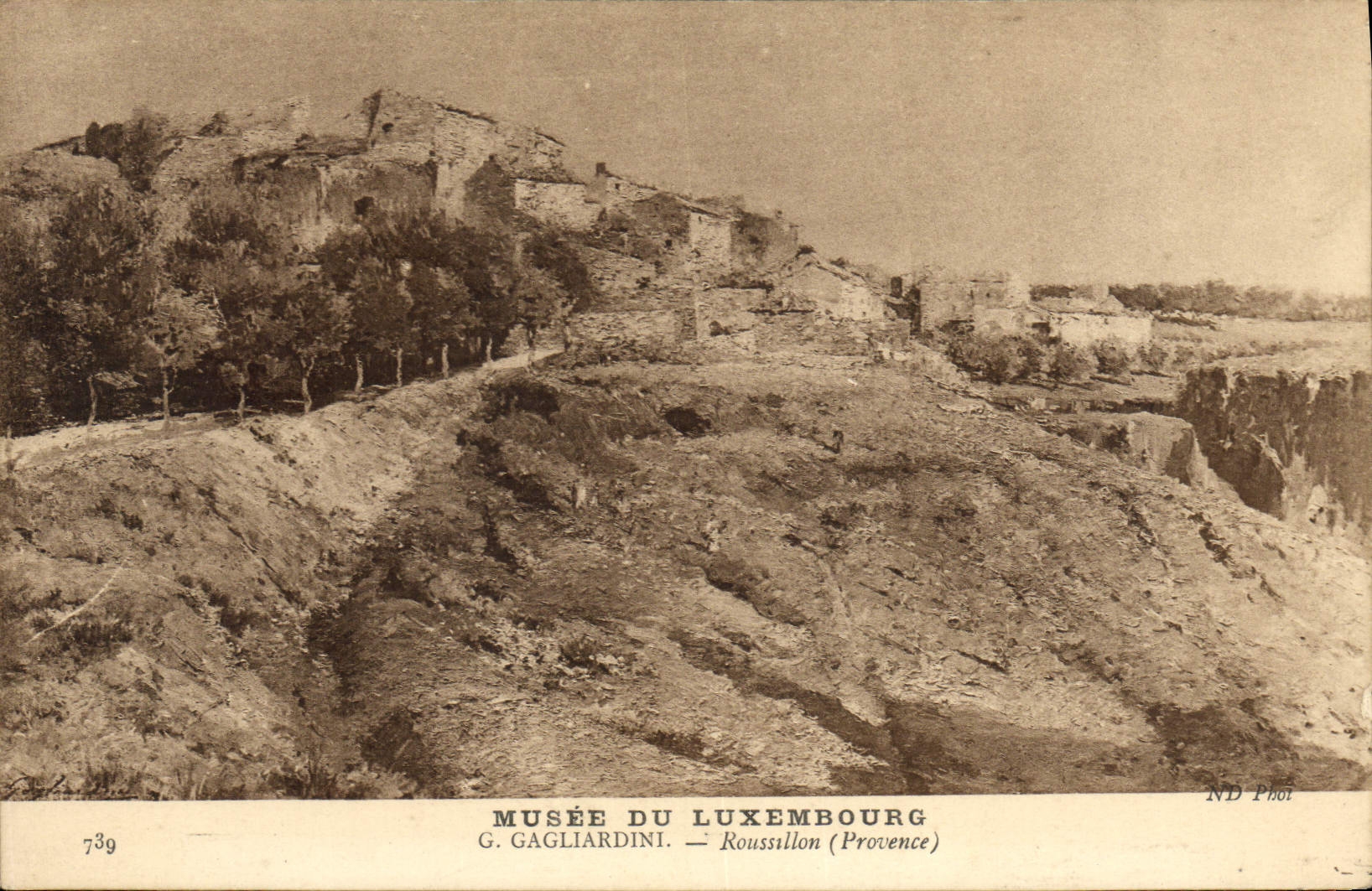 CPA Musee du Luxembourg Gagliardini Roussillon Provence