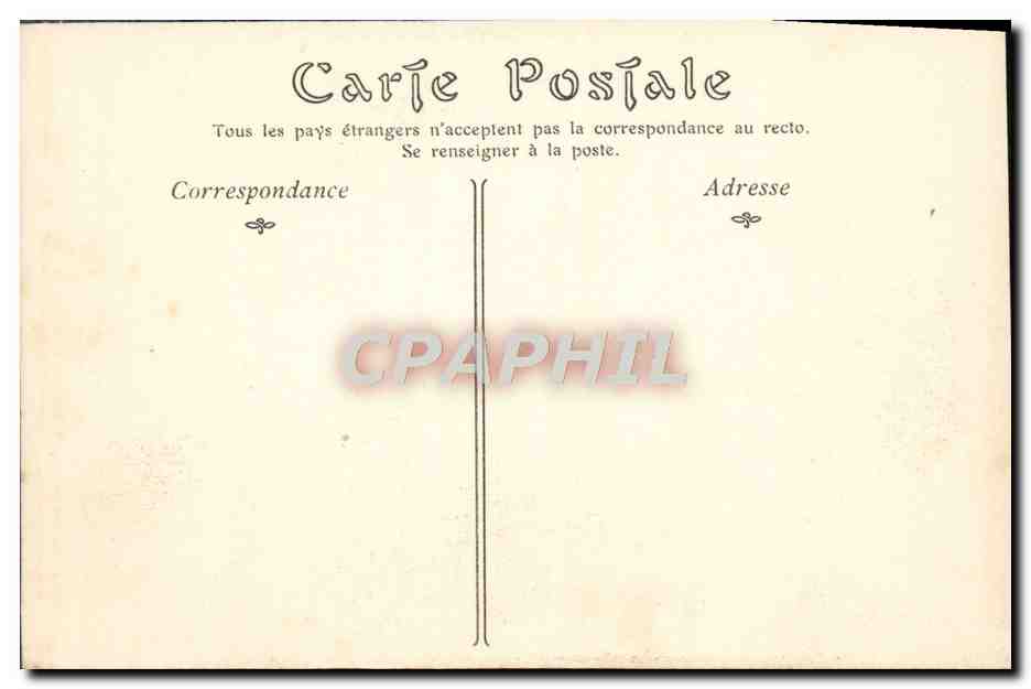 CPA Musee Du Luxembourg Salmson Une arrestation dans un village de Picardie Militaria  — Verso
