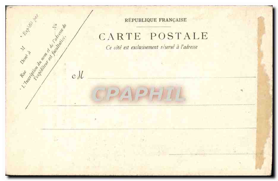 CPA Les Fresques Du Pantheon Paris Le couronnement de Charlemagne Henri Levy — Verso