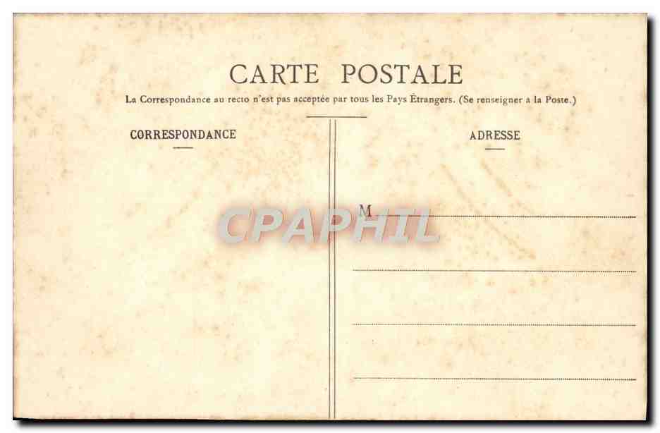 CPA Biarritz Un grain PAguenaud Bateau  — Verso