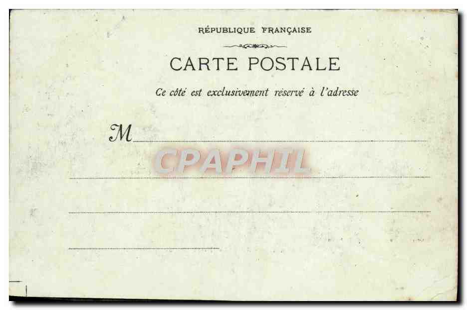 CPA Marseille Le Fort St Jean — Rückseite
