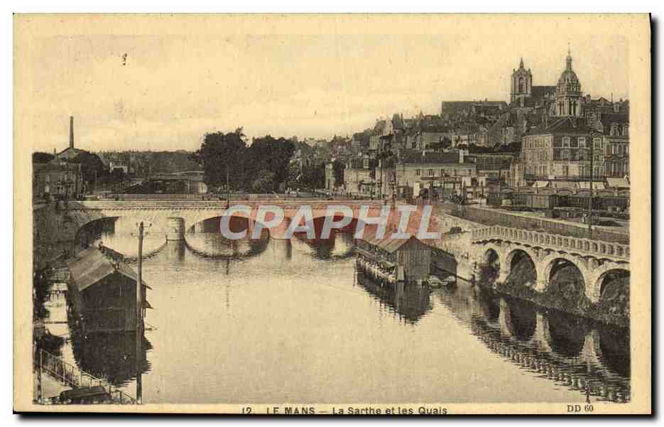 Le Mans — La Sarthe et les Quais — CPAPHIL DD 60