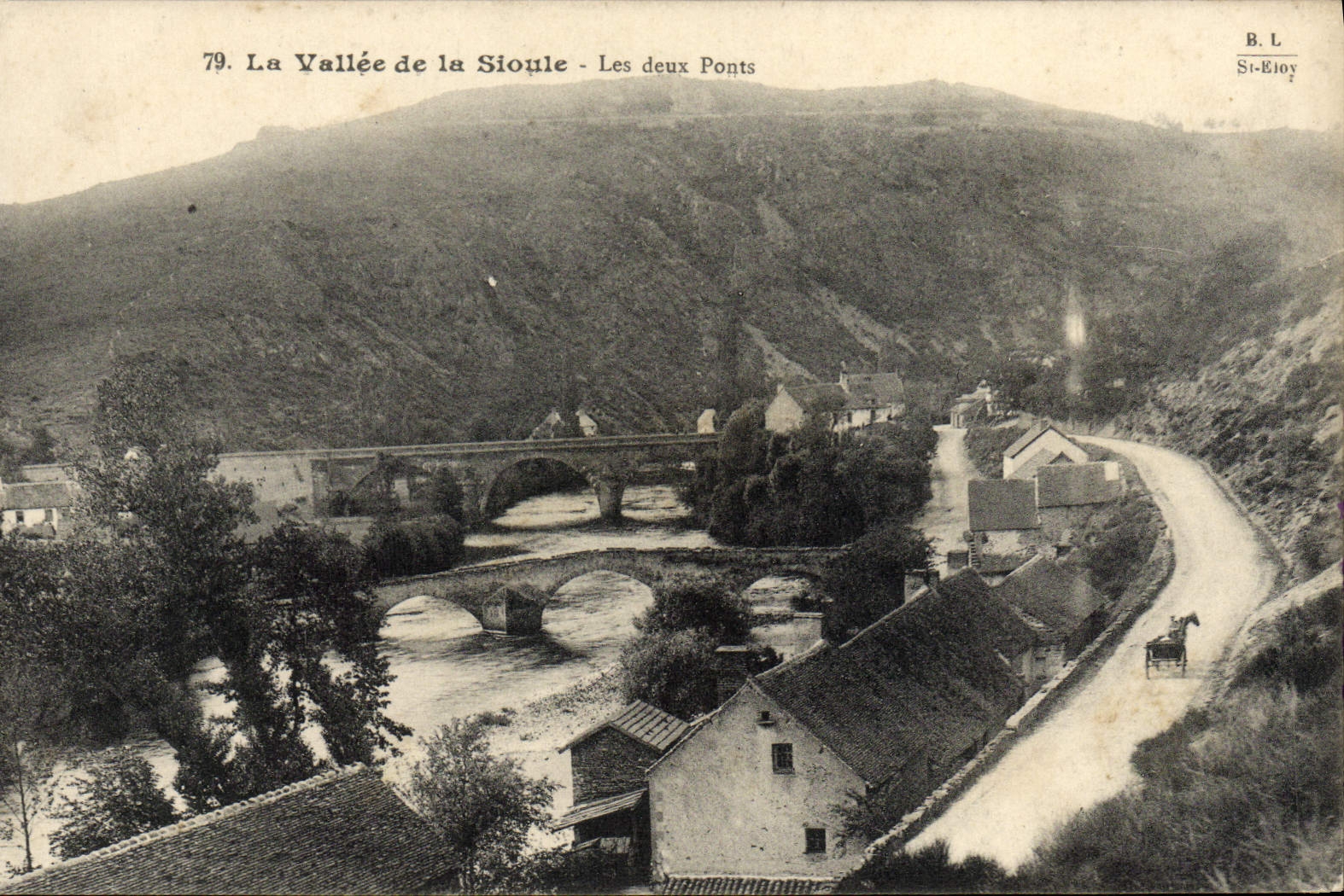 La Vallée de la Sioule - Les deux Ponts — B.L. St-Eloy