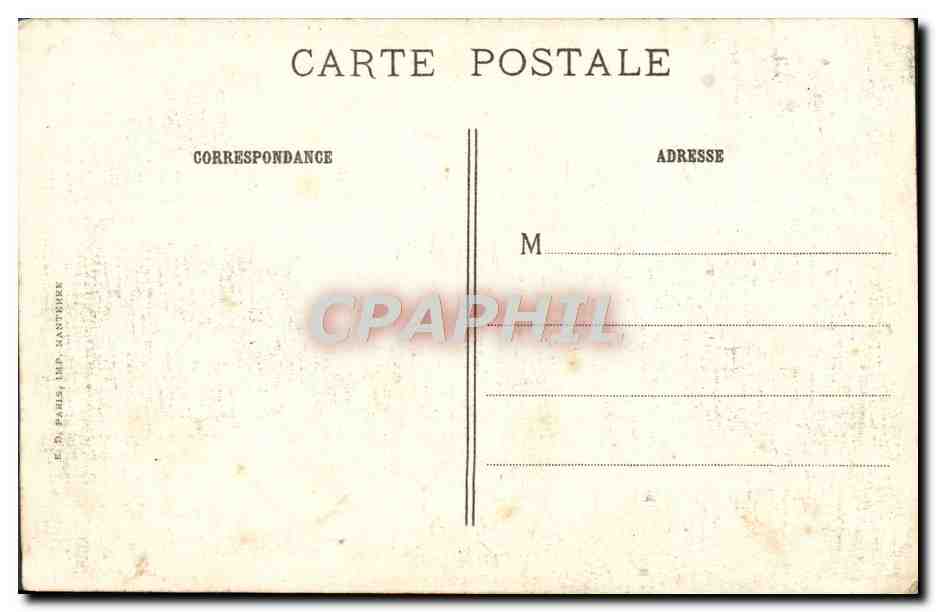 Ruines sur la route de Perthes à Tahure — En Champagne — La Guerre 1914-15-16 — Visé Paris 481 — Rückseite