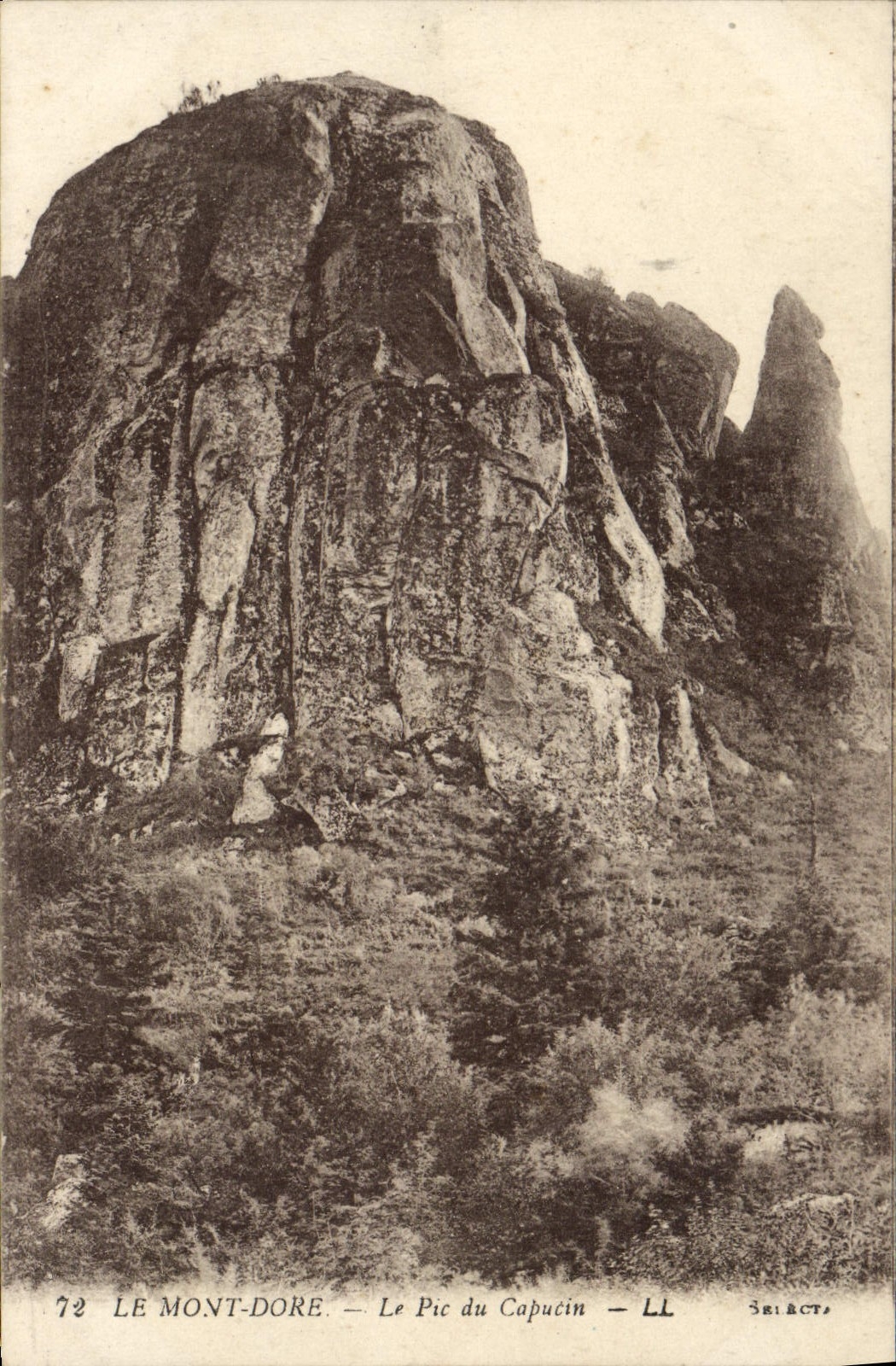 CPA Le Mont Dore Le pic du Capucin