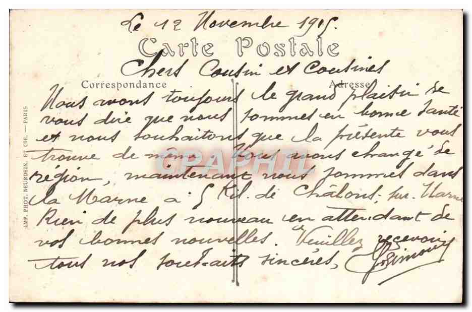 CPA L'Epine Basliique Notre Dame Facade Laterale Nord — Rückseite