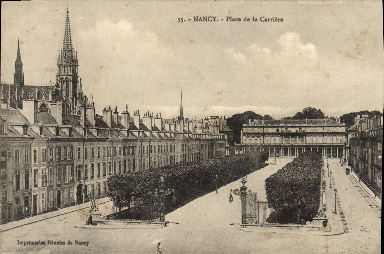 NANCY - Place de la Carrière — Imprimeries Réunies de Nancy, n°35