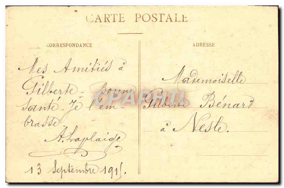 CPA Nancy Place Stanislas Grilles en Fer Forge de Jean Lamour Fontaine d'Amphitrite — Verso
