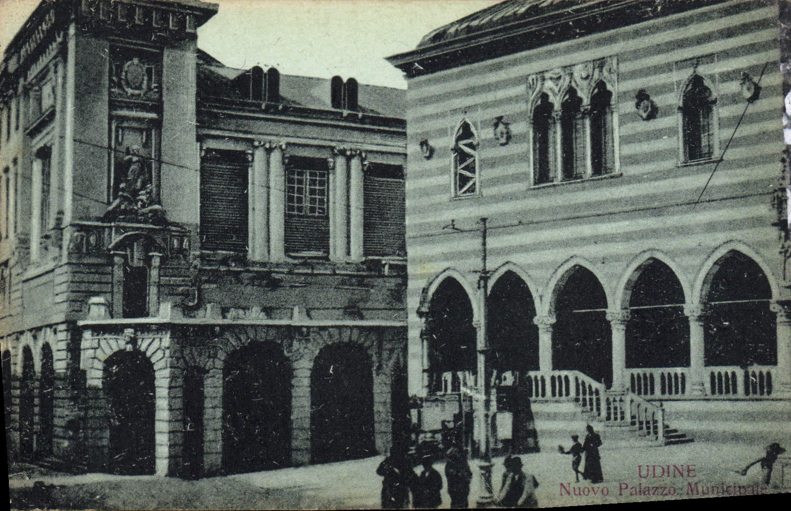 CPA Udine Nuovo Paalzzo Municipale
