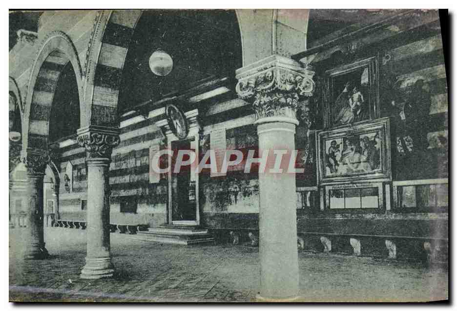 CPA Udine Piazzo Comunale Interno della loggia