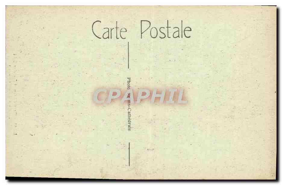 CPA Reims Place d'Erlon et Fontaine Sube Militaria — Rückseite