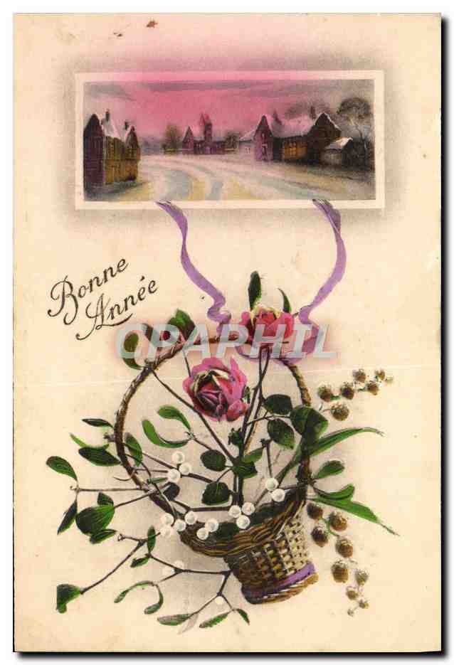 CPA Fantaisie Fleurs