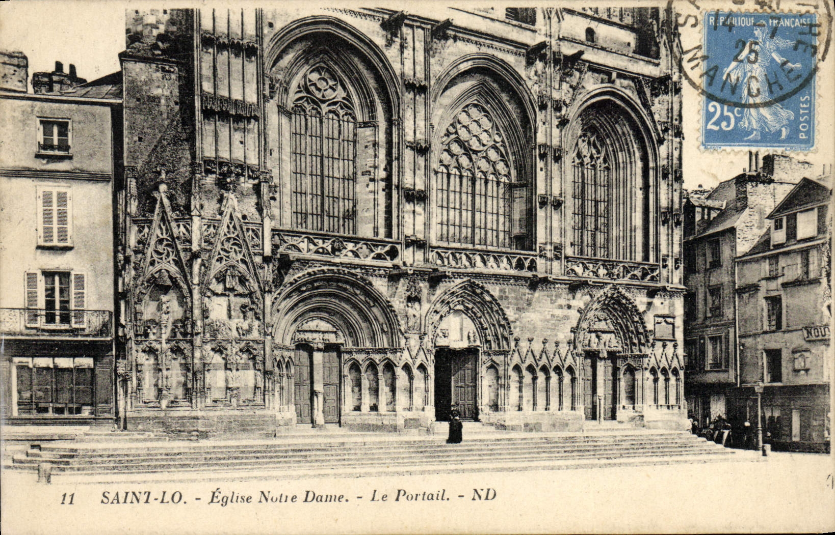 Saint-Lô - Église Notre-Dame - Le Portail - ND