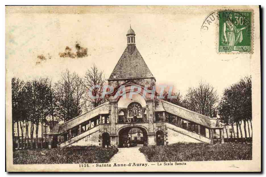 CPA Sainte Anne d'Auray La Scala Sancta