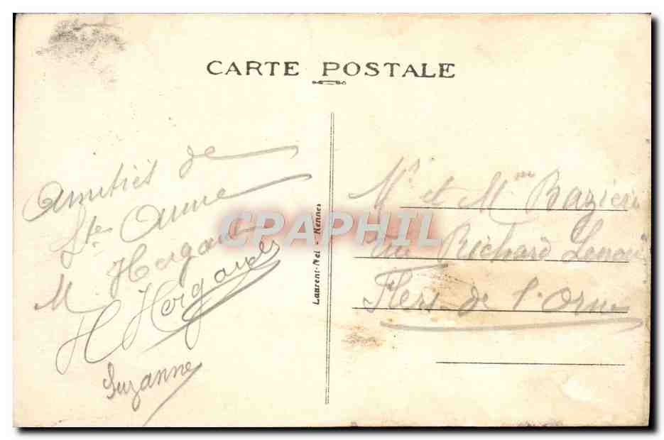 CPA Sainte Anne d'Auray La Scala Sancta — Verso