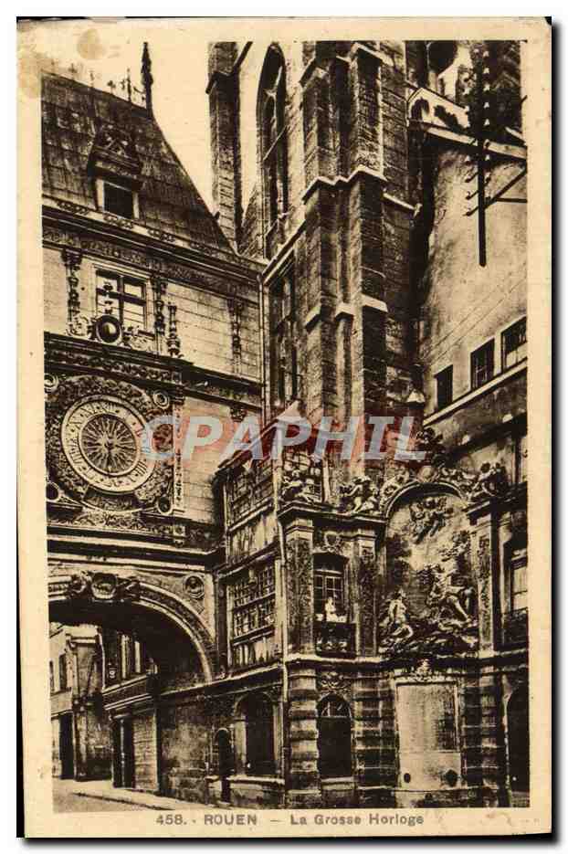 CPA Rouen La Grosse Horloge