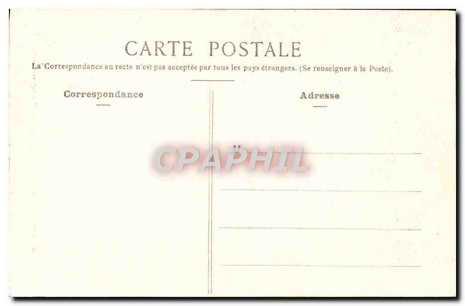 Compiègne — L'Hôtel de Ville — Decelle, Compiegne, n° 0100 — Verso