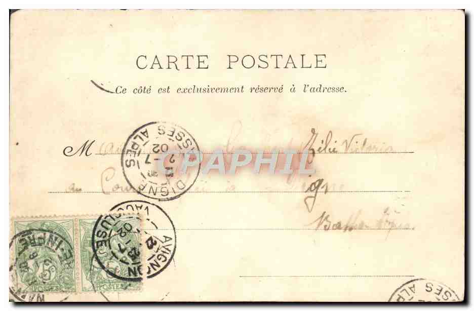 CPA Nantes La Bourse — Rückseite