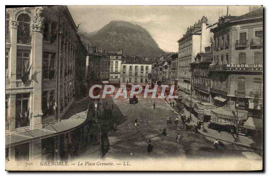 Grenoble — La Place Grenette — LL. n°706