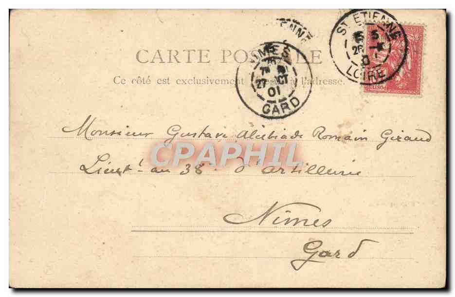 CPA Lyon Vaise et Serin  — Verso