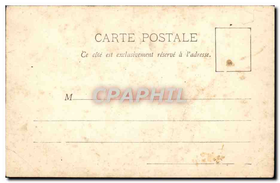 Tarjeta postal antigua Saint Tropez Les Bavades Fiestas del 16 y 17 de Mayo celebradas anualmente desde el siglo XVI — Reverso