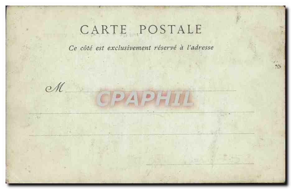 CPA Villefranche La Rade — Rückseite
