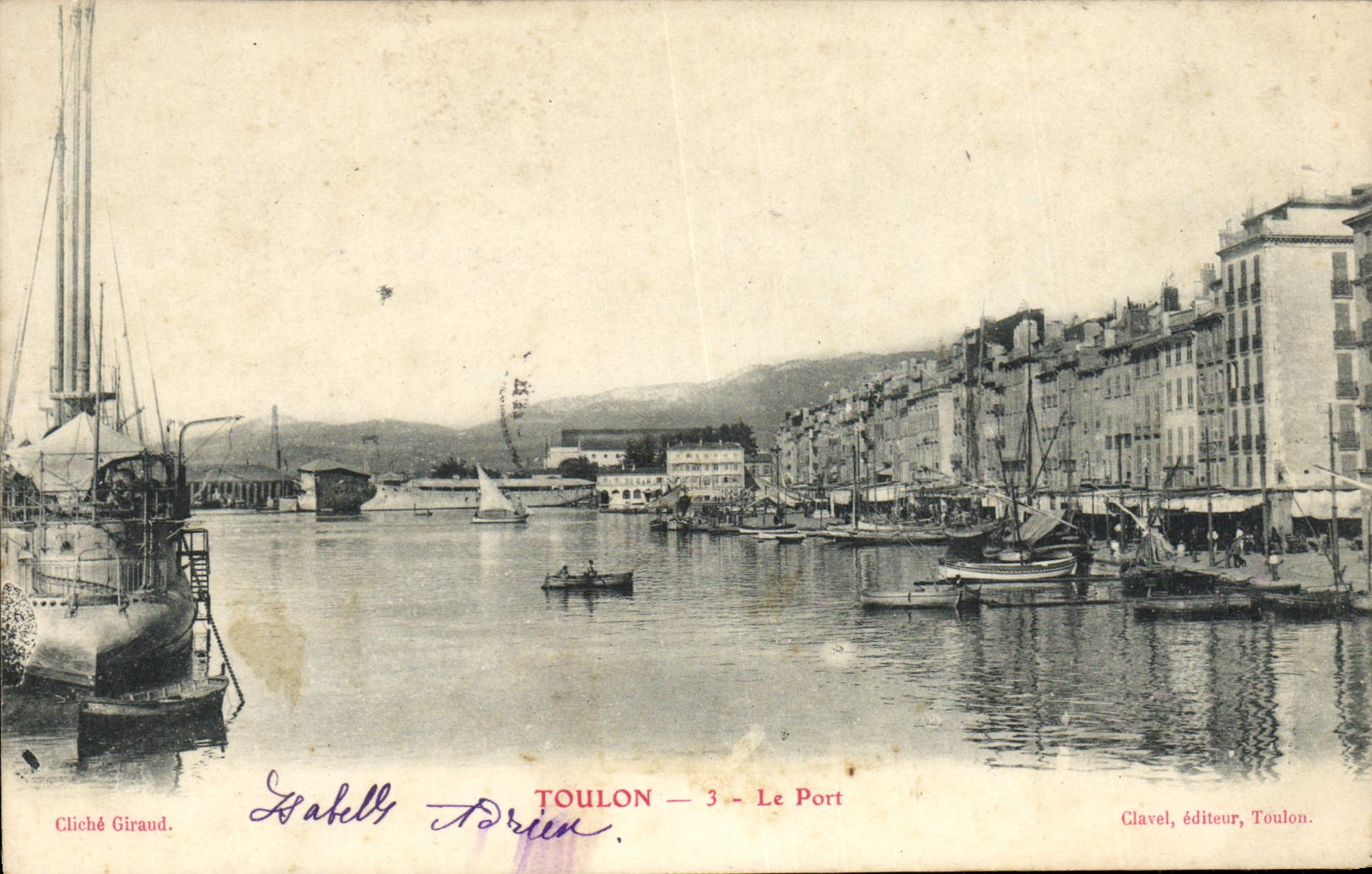 Toulon — Le Port — Clavel, éditeur, Toulon