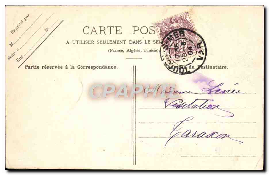 Toulon — Le Port — Clavel, éditeur, Toulon — Rückseite