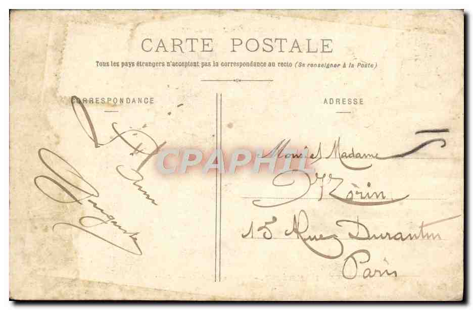 Domrémy — Maison natale de Jeanne d'Arc — Phototypie Paul Testart, Epinal — Verso