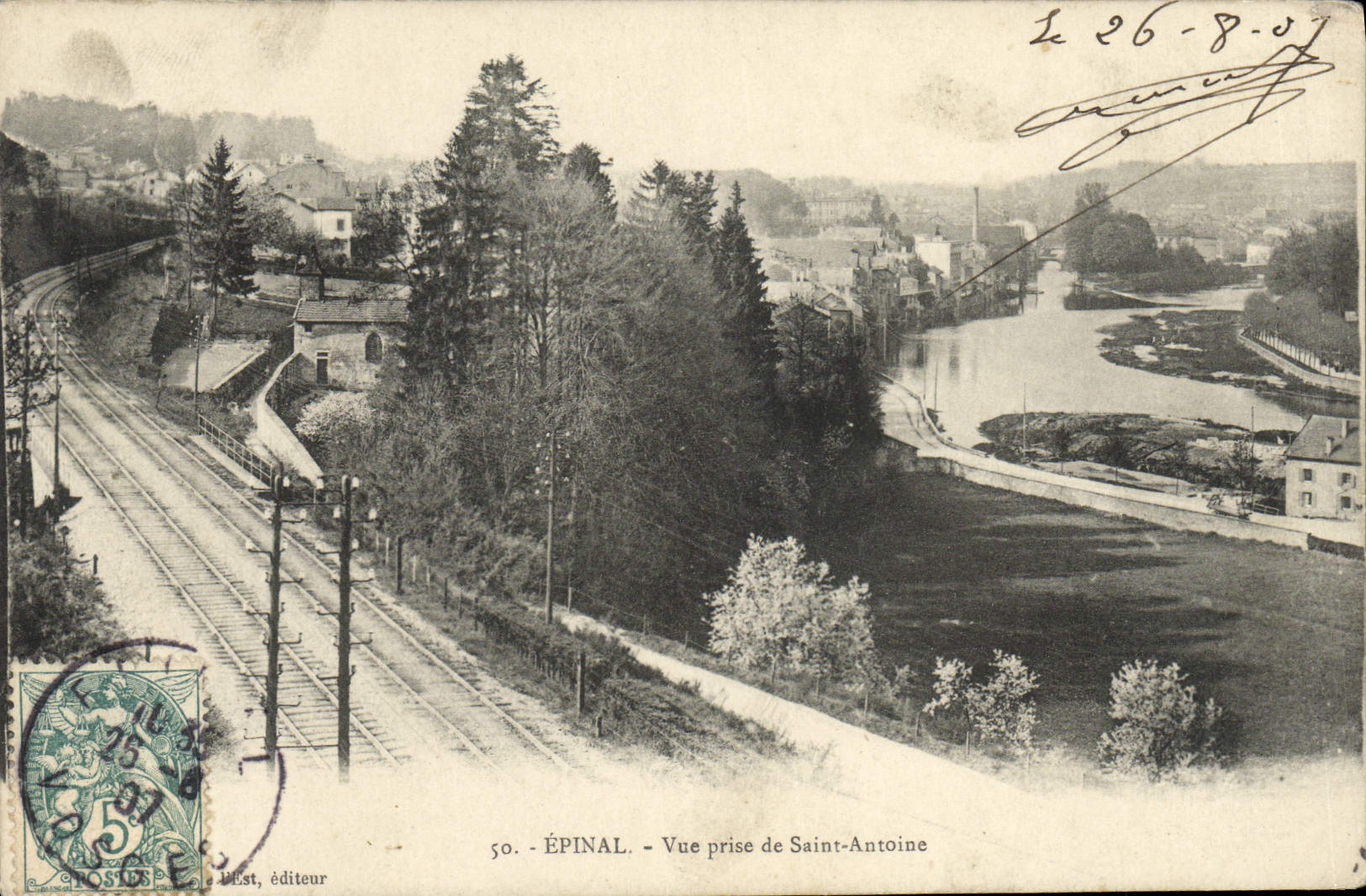 CPA Epinal Vue Prise de Saint Antoine