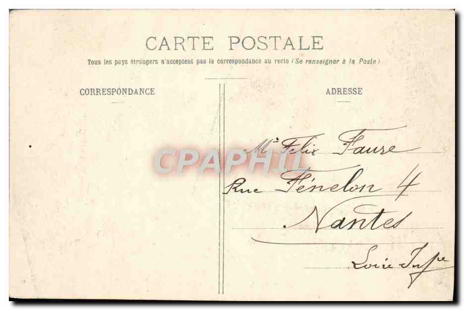 CPA Epinal Vue Prise de Saint Antoine — Rückseite
