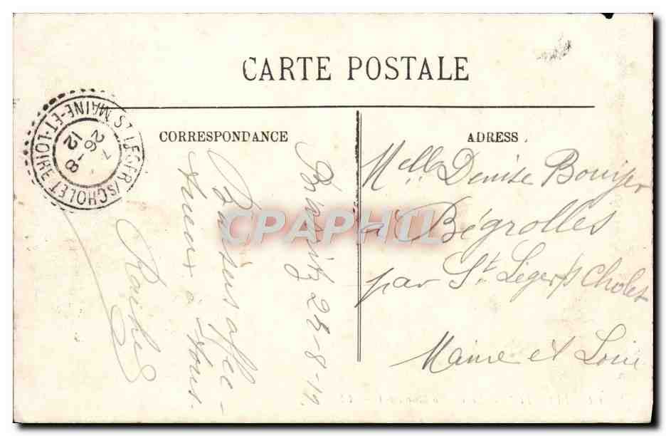 CPA Biarritz Le Casino Municipal — Rückseite