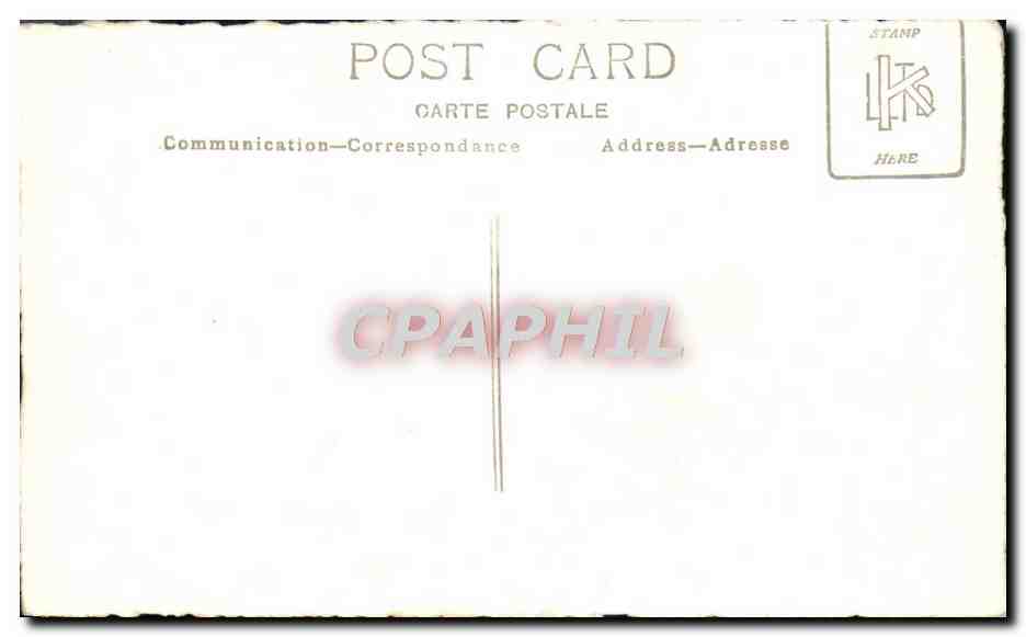 CPA Arbre Cannes — Verso