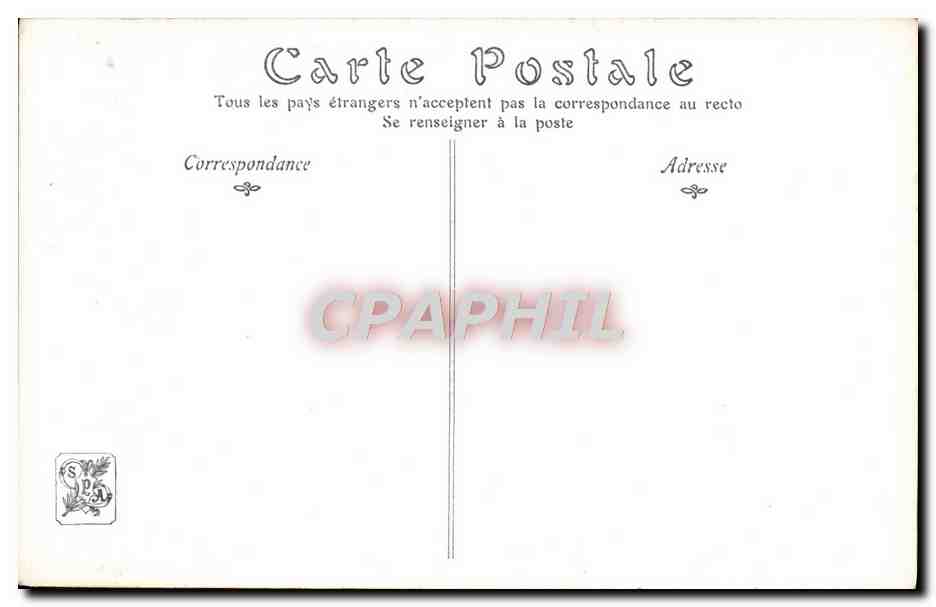 CPA Salon 1907 Retour de battue aux loups Loup — Verso