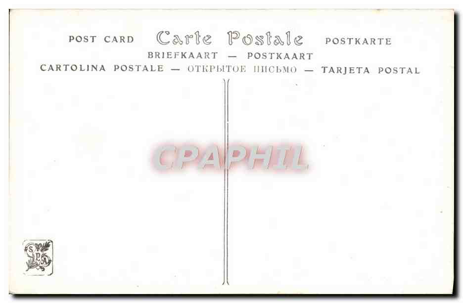 CPA Salon 1913 Georges Calves Au Paturage Oies — Verso
