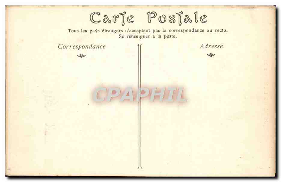 CPA Dawant Une Maitrise d'Enfants Musee du Luxembourg Paris  — Verso