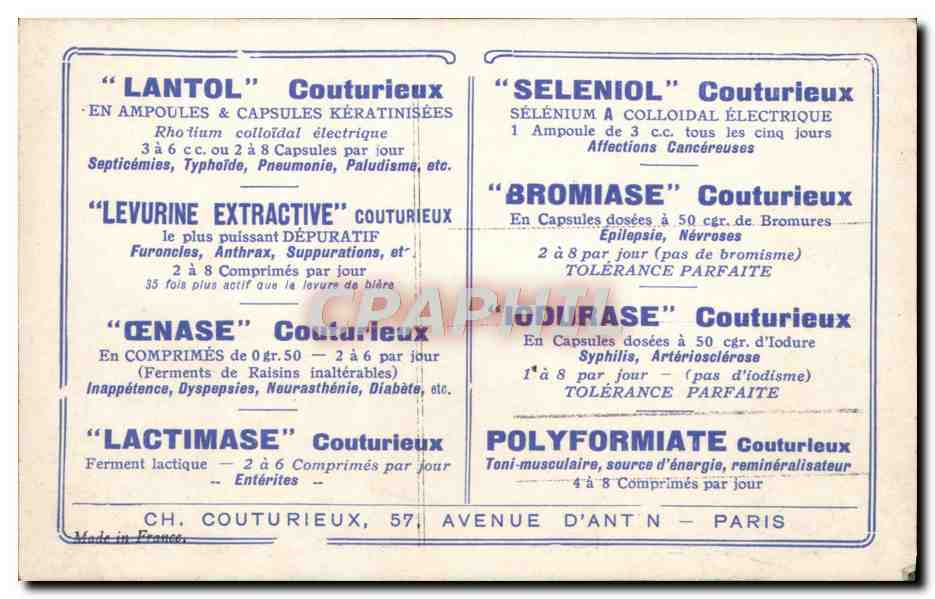 CPA Salon 1912 Bonnefoi Les morts — Verso