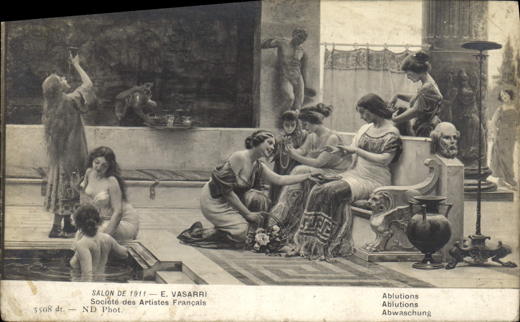 CPA Salon 1911 Vasarri Ablutions 