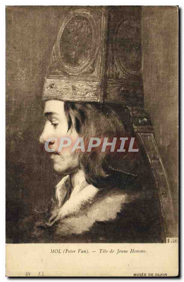 Tête de Jeune Homme — œuvre de MOL (Peter Van) — Musée de Dijon